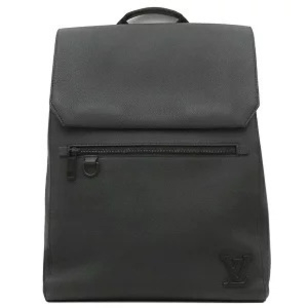 Louis Vuitton Fastline Backpack Cowhide Leather Black Matte LV Aerogram